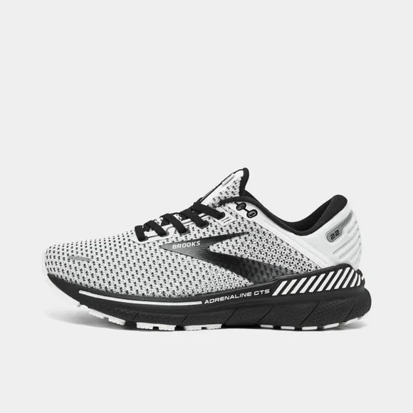 Brooks | Shoes | Brooks Mens Black White Adrenaline Gts 22  display picture 3